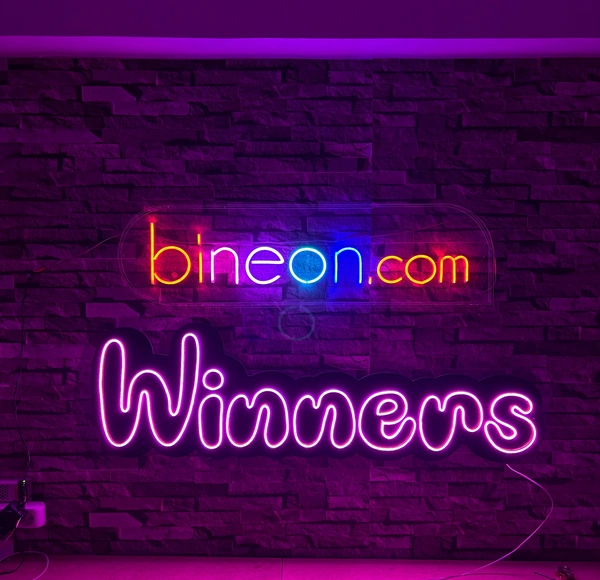 yazı neon led